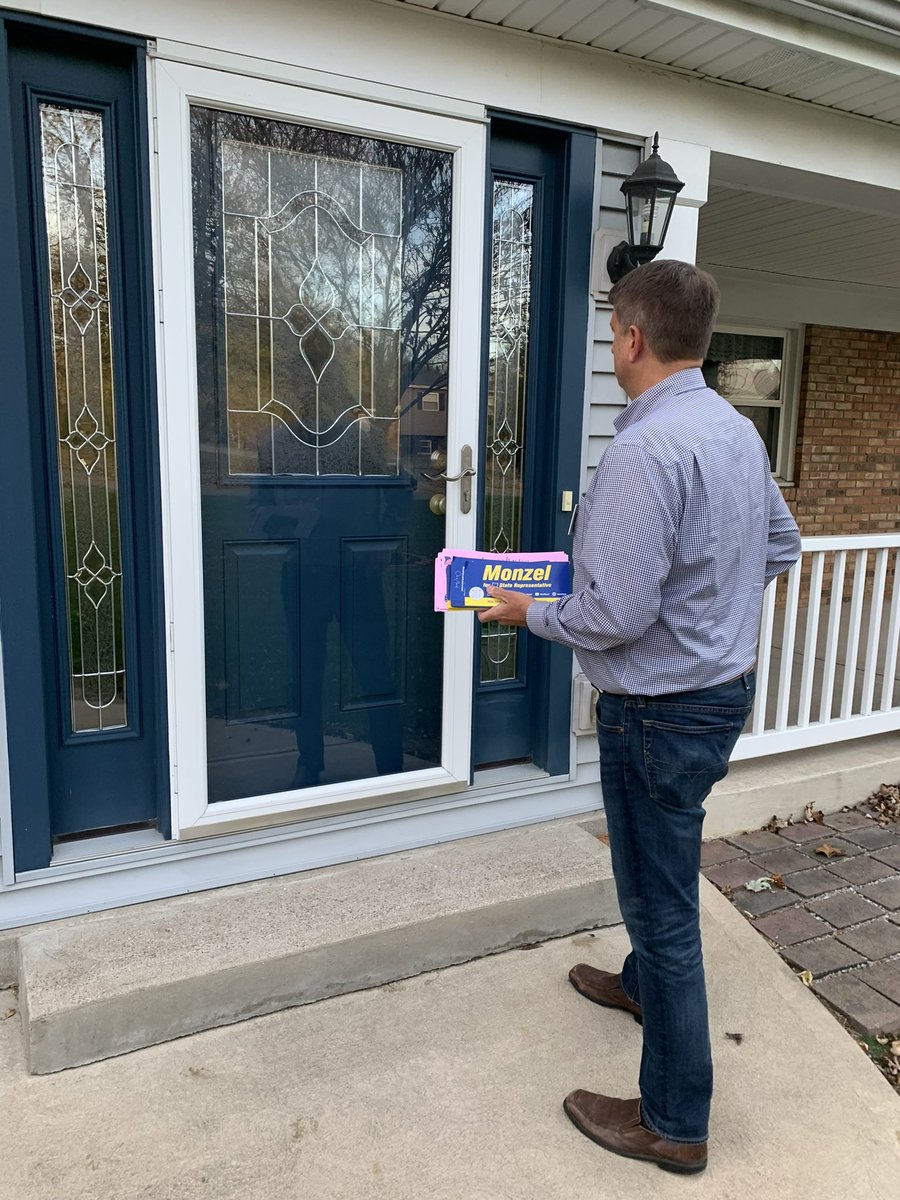 VoteMonzel's tweet photo. One last time knocking doors on the campaign trail…in Evendale today. So grateful for everyone’s help and support. Remember to vote 🗳 Monzel for State Representative District 28! 🇺🇸@OhioHRA @HamCoGOP @ohiogop @AfpOhio https://t.co/cjZUEtmetC