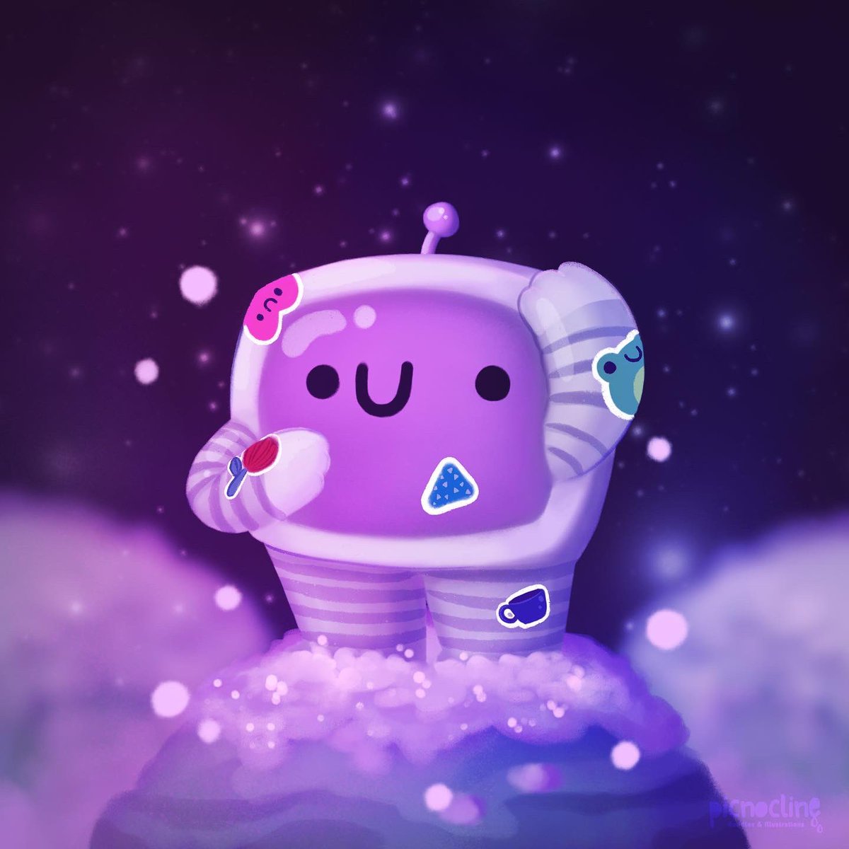 picnocline's tweet photo. Hi I’m Danyel and I love vivid colors and to add faces to literally everything and call them friends 💕 #artistsontwitter https://t.co/xV42Qqs5EK
