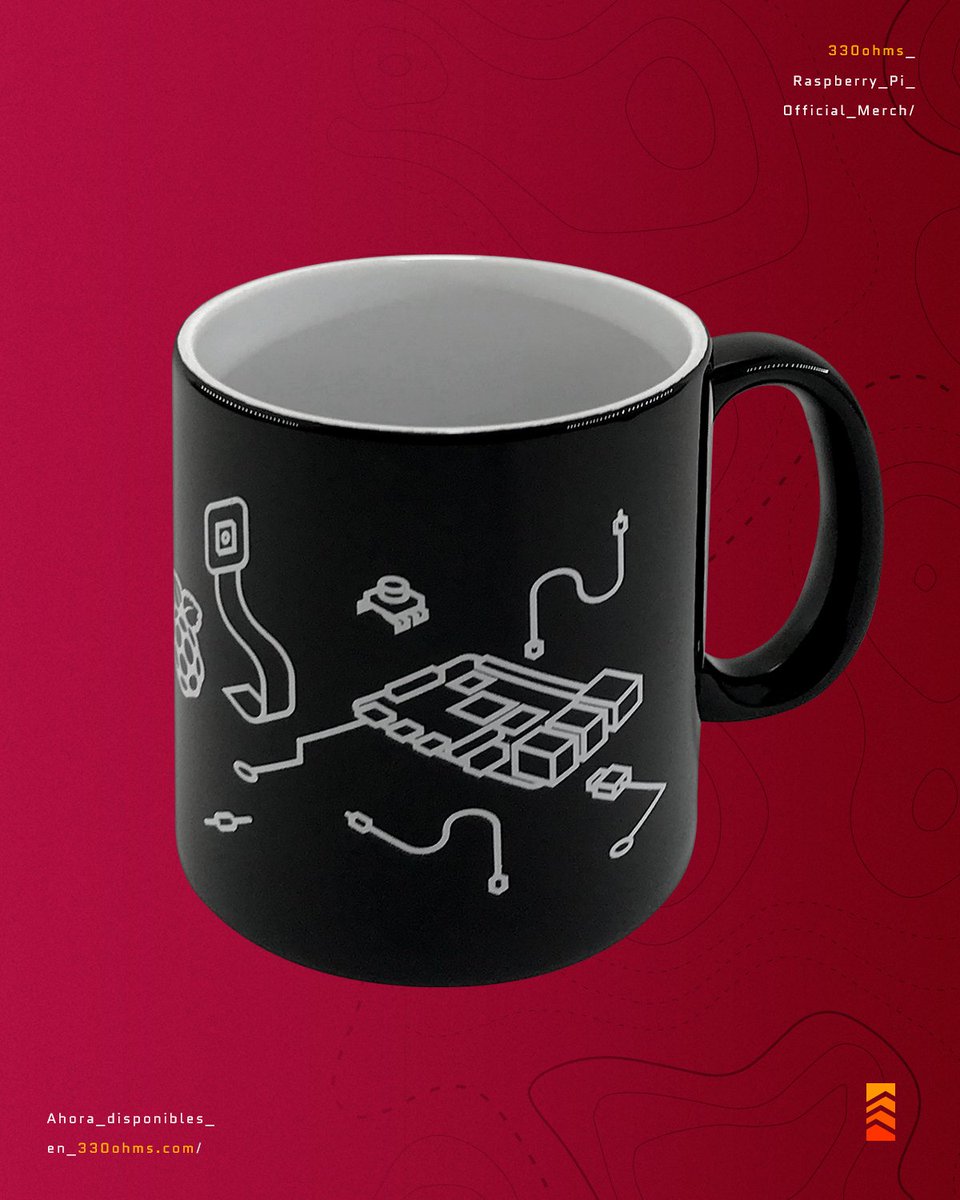 🌋 OFFICIAL MERCH 🌋 Termo, Botella y Taza de Raspberry Pi AHORA disponibles en 330ohms
.
#raspberrypi #merch #330ohms #EmpiezaAExplorar
#mug #bottle #travelmug #ceramicmug
#laserengraving