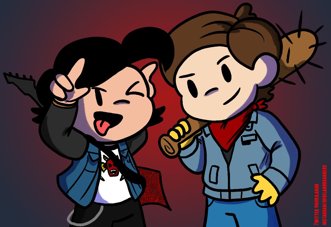avrilando's tweet photo. The Rocker and the Babysitter - Late Stranger Things Day Joavin

#strangerthings #strangerthingsday #steveharrington #eddiemunson #strangerthingsfanart #riverdale #joaquindesantos #kevinkeller #joavin https://t.co/FM8TtxscuL