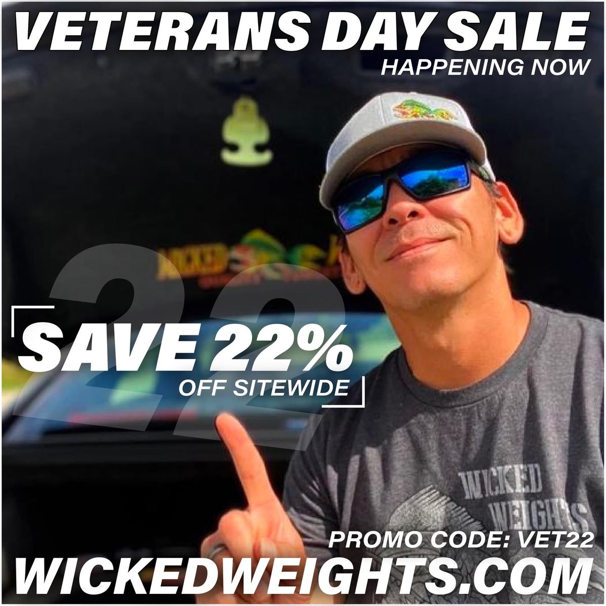 bigbass217's tweet photo. 🇺🇸Save 22% on your favorite Wicked Weights Tackle, now through Veterans Day Weekend‼️
🛒 Shop now at https://t.co/AbkG5iy6Of
#wickedweights #fishwicked https://t.co/BbRtVvEvUY