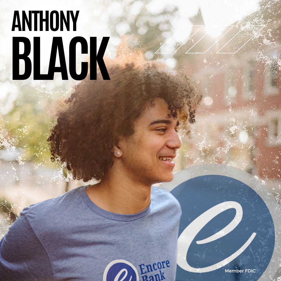 EncoreBank's tweet photo. Encore Bank is excited to announce our partnership with freshman point guard Anthony Black! 

Good luck in tonight’s season opener, @AnthonyBlack24_ ! Your Encore family can’t wait to watch you play!

#BuildingSomethingDifferent #WeWinTogether https://t.co/x87aFqraVL