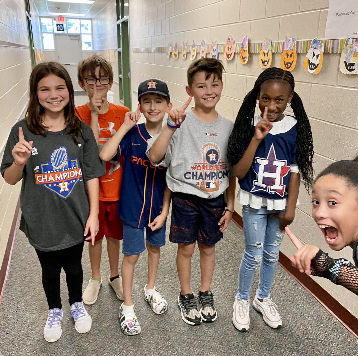MsRea_ESE's tweet photo. My heart is full celebrating students’ extracurricular accomplishments and celebrating our World Series Champs! 💙🧡 #eseSOAR https://t.co/LhLRpeMDZf