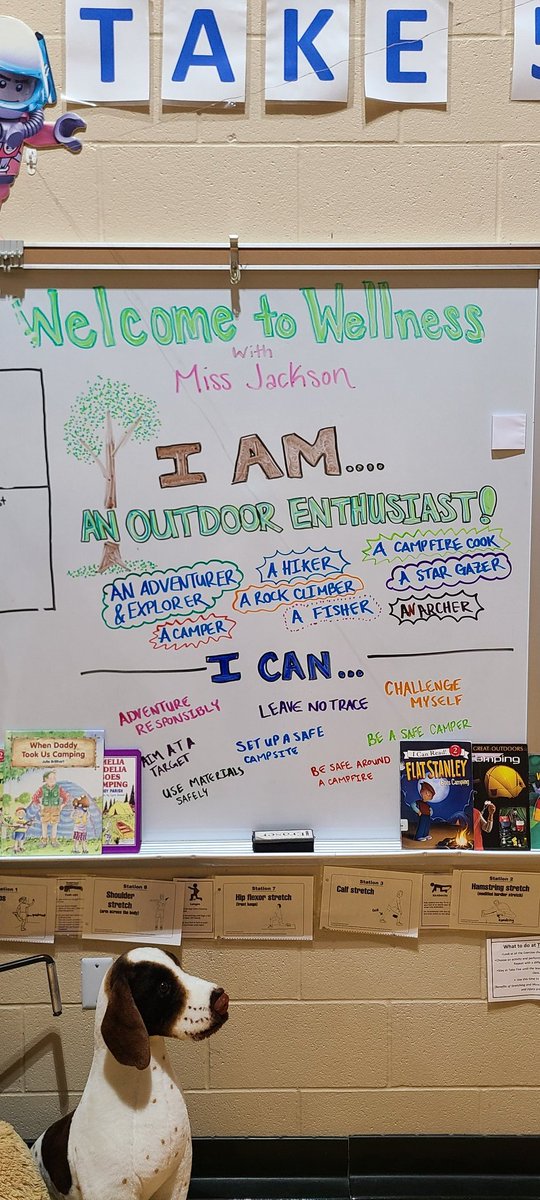 This yr we're focusing on Identity in Wellness w "I AM" &amp; "I CAN" stmnts. Its important to build confidence &amp; see part yourself as successful &amp; capable in all dimensions of wellness &amp; various activities. Here's glimpse of "I am" &amp; "I can" stmnts frm "outdoor adventure" this fall!