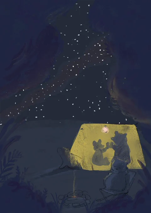 #クリエイターさんの夜っぽい作品が見たい 