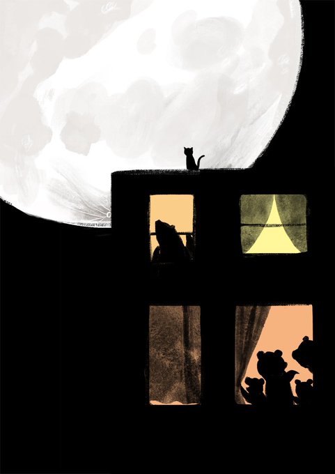 「dark silhouette」 illustration images(Latest)