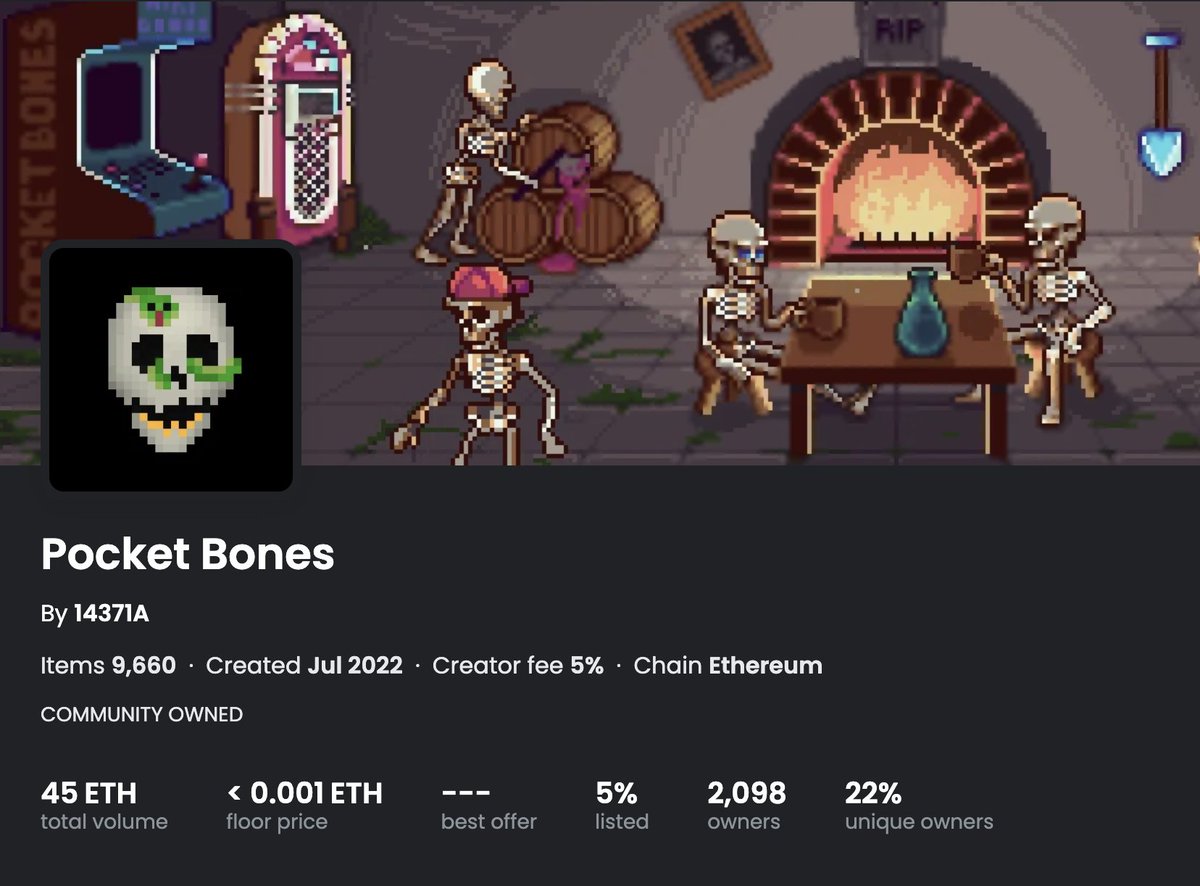 Pocket Bones 💀 tweet media