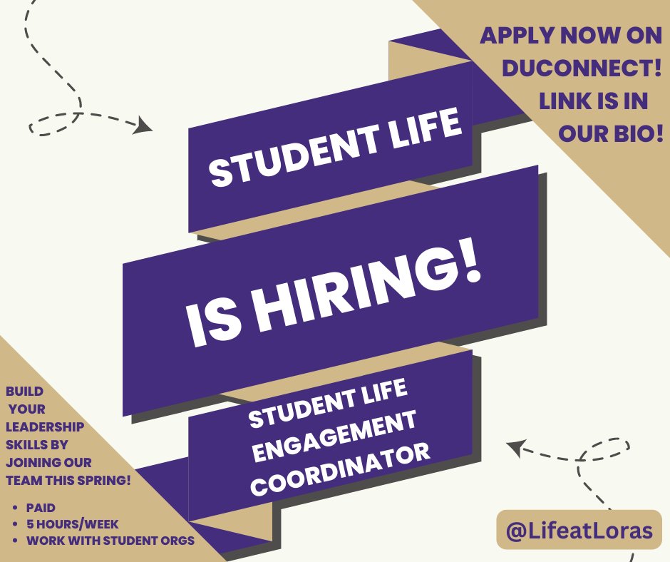 Life at Loras tweet media