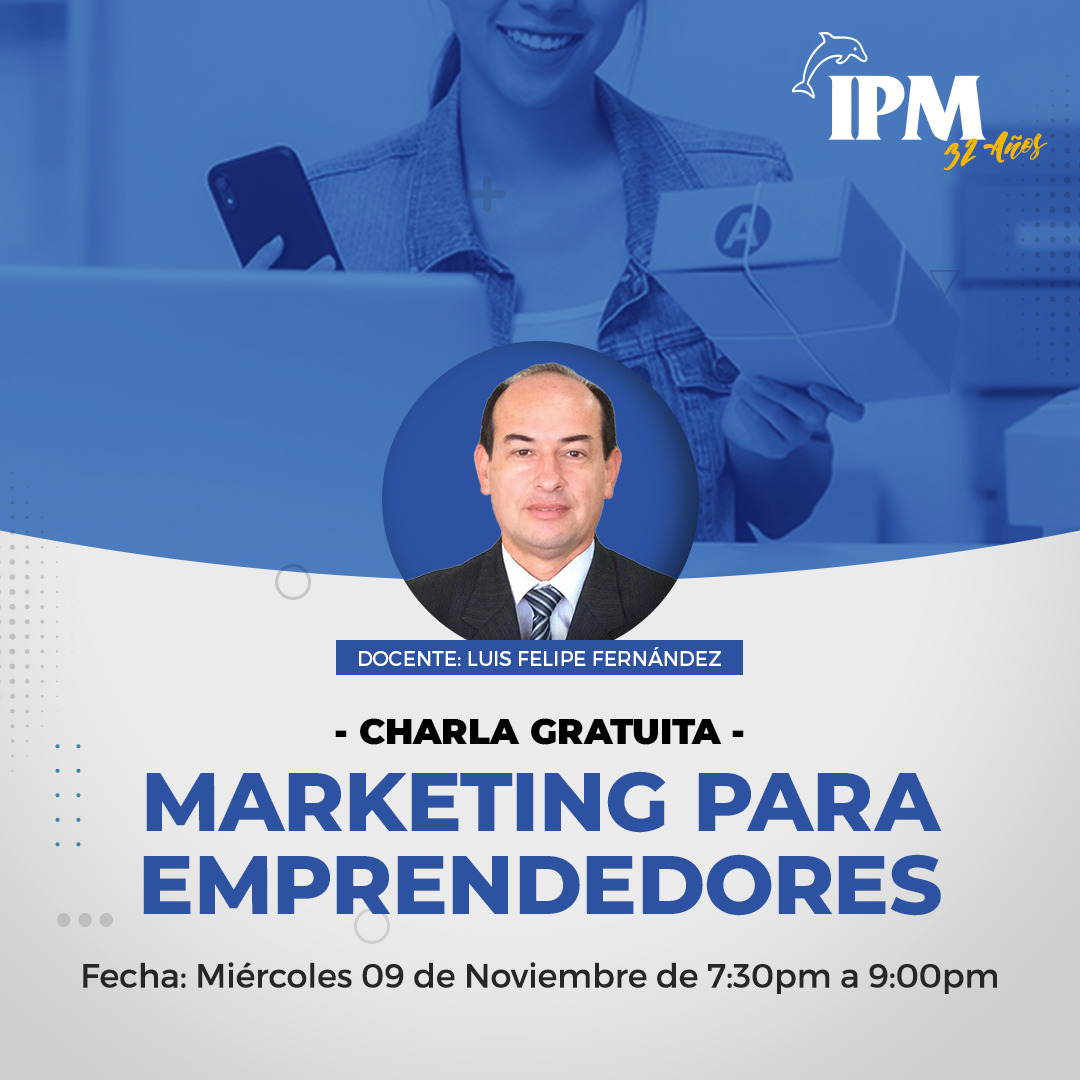 El miércoles 09 de noviembre dictaremos la charla gratuita: "Marketing de emprendedores" vía Facebook, puedes inscribirte en este link: fb.me/e/2cHmsmBMd
