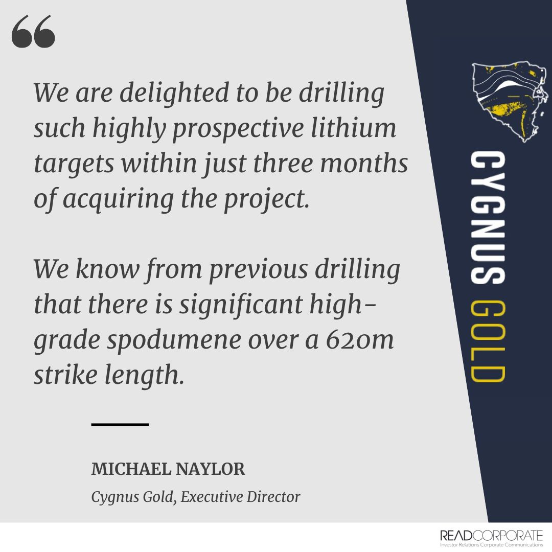 RR_Stars's tweet photo. #Cygnus starts drilling #Pontax lithium project in James Bay, Canada, where #spodumene is already outlined over 620m with hits of up to 2.6% Li20. Is this the next #Patriot?
https://t.co/6zJ2zoZB77
#CY5 #lithium #exploration #investors #ASXNews https://t.co/9WCg6VVJgF