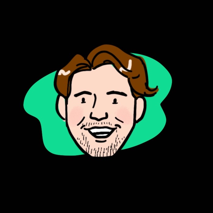 Thanks to <a href="/_dangerouscake/">Zahra Zainal</a>, I have once again been immortalised in cartoon form. Whomst is my comical personality seeing at the <a href="/blackbirdvc/">Blackbird</a> Sunrise conference in Sydney this week?