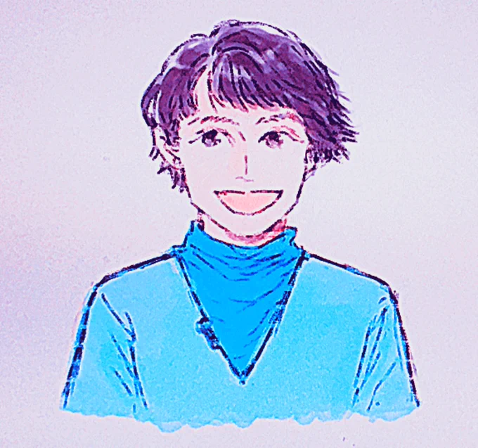 吉谷彩子さん落書き。朝から由良先輩を見れて嬉しかったです#あさイチ ご出演おめでとうございます#舞いあがれ絵 