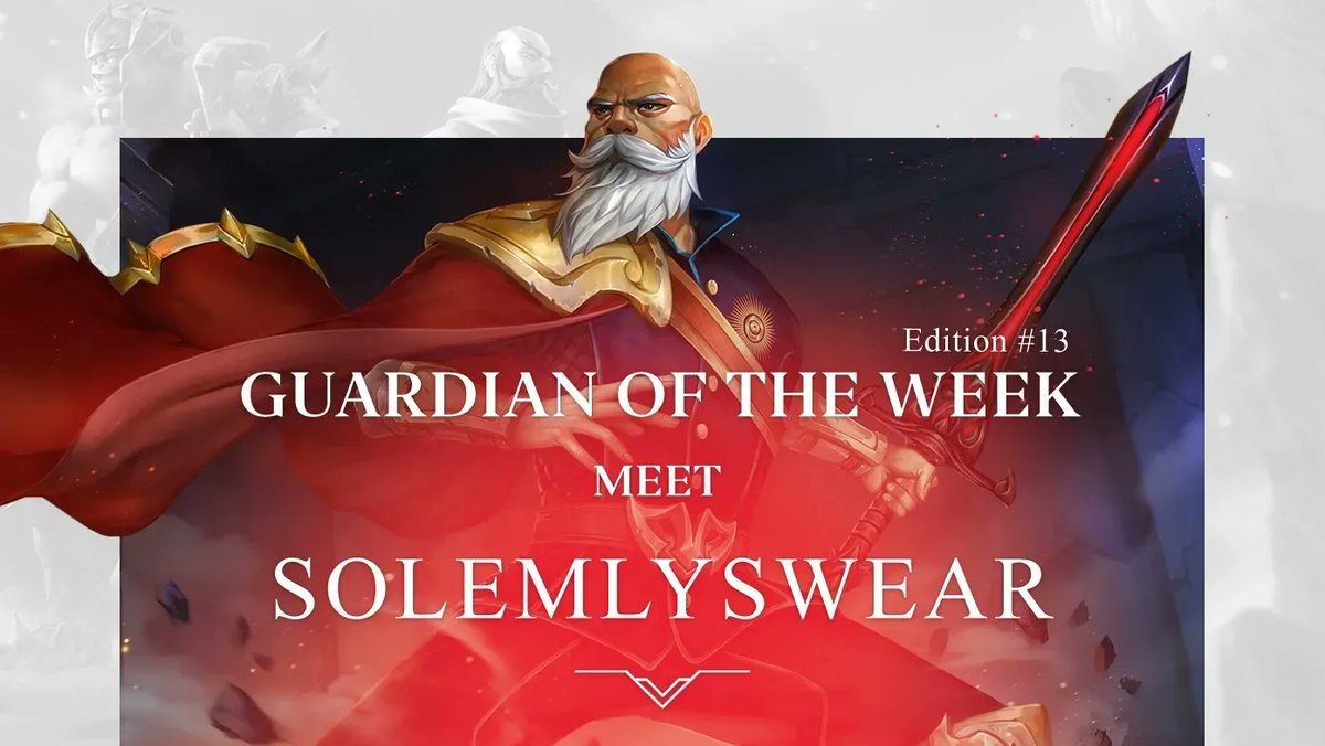 immutaswap's tweet photo. @solemly_swear, thank you for sharing https://t.co/BwOjN0X63g! We strive to have close personal relationships with fans of all web3 gaming! @GuildOfGuardian is one of those that has that #family vibe😎 https://t.co/vQIVdNErDv