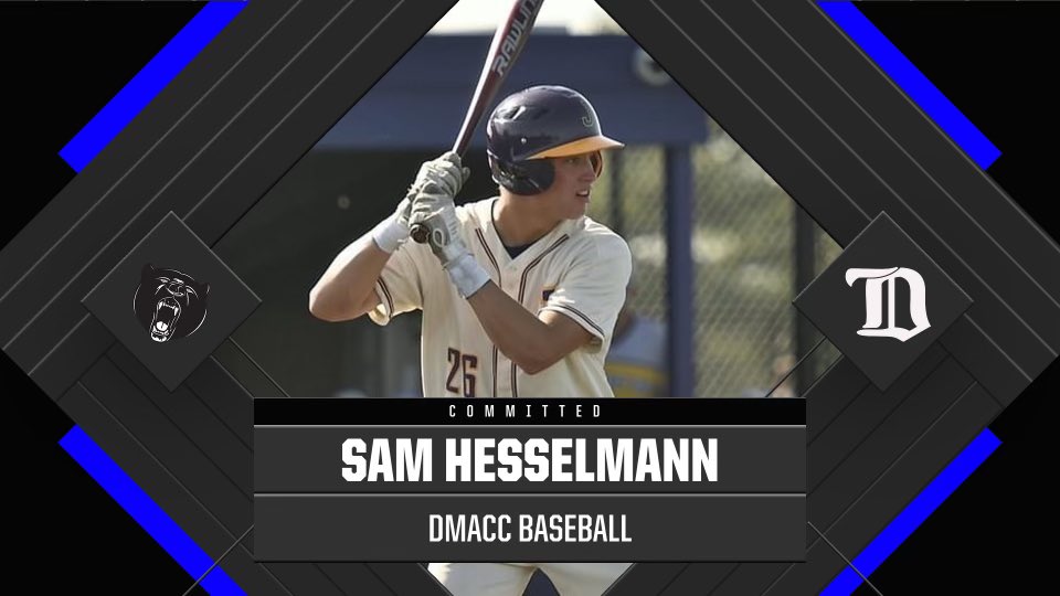 SamHesselmann's tweet image. I am excited to announce that I have committed to DMACC CC to further my academic and athletic career! I’d like to thank my friends and family for the support throughout my journey.🐻⬇️. @DMACCBaseball @JohnstonDragons