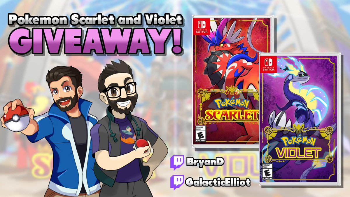 The_BryanD's tweet photo. 🚨 GIVEAWAY ALERT! 🚨

@GalacticElliot and I have teamed up to giveaway a copy of Pokémon Scarlet or Violet to two lucky winners!

Use the link below and complete actions to gain entries!
https://t.co/BCvIdFt31P

Winners will be pulled next Monday, Nov 14th! Good luck! 😄 https://t.co/HB6nXztocA