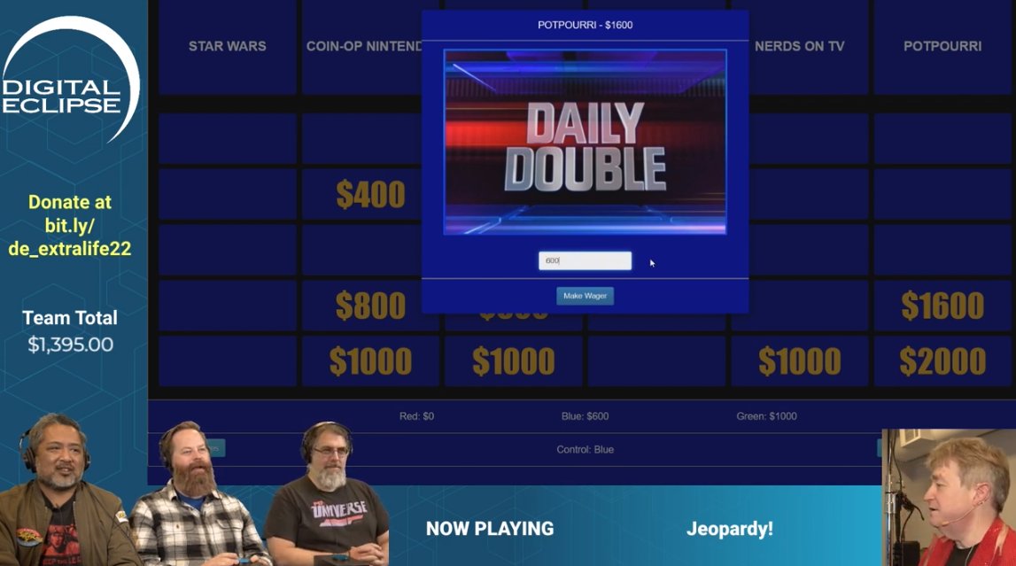 DigitalEclipse's tweet photo. Our #extrallife event raised $3400 for @UCSFBenioffOAK and we're still taking donations at https://t.co/jUtagBu9HR.
Relive the best moments (or see what you missed) with this YouTube playlist: https://t.co/KHgk3RLnd1 https://t.co/5iHpHTsXSX