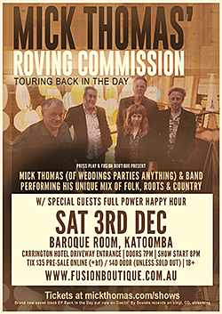 Fusion Boutique is a multi award-winning Katoomba, Blue Mountains-based producer, booking, promotion, venue consultant and event management business, presenting premier live music concerts and entertainment

Posters for the next two shows - tickets fusionboutique.com.au