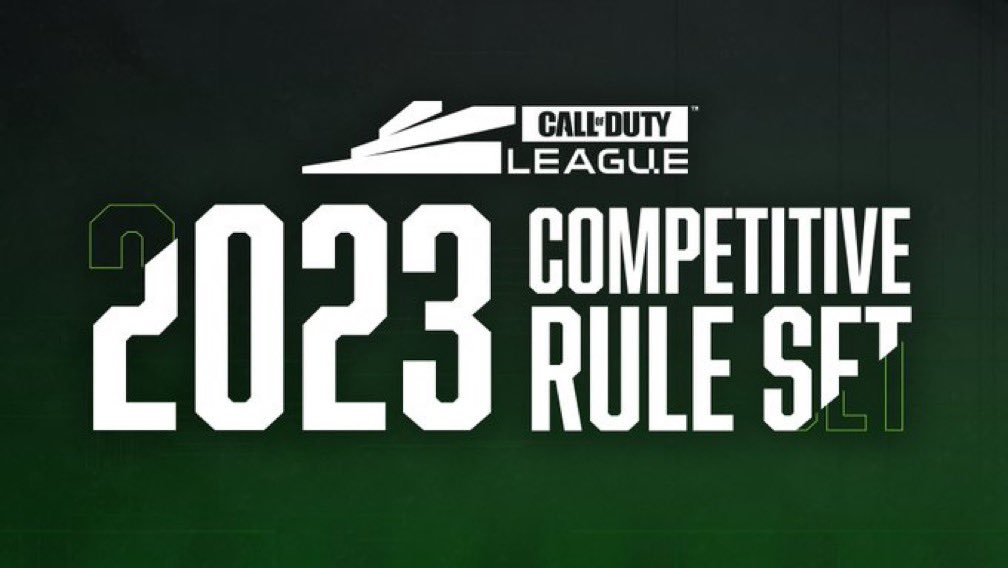 The CDL has updated the #CDL2023 Competitive Ruleset for v1.1

New Map Changes include:

Hardpoint: 
+ Breenburgh Hotel

Search and Destroy:
+ Al Bagra Fortress
+ Breenburgh Hotel
- Farm 18

Control: 
+ Al Bagra Fortress
+ Breenburgh Hotel
+ El Asilo
- Embassy
- Mercado Las Almas