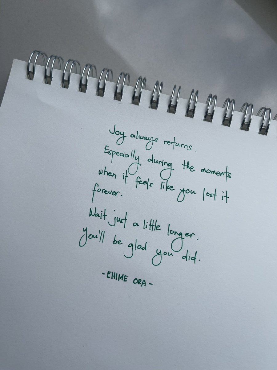 acupof_selflove's tweet photo. “Joy always returns. Especially during the moments when it feels like you lost it forever.
Wait just a little longer. You’ll be glad you did.” - @ehimeora 
#quote https://t.co/OeWJ9HqOBH