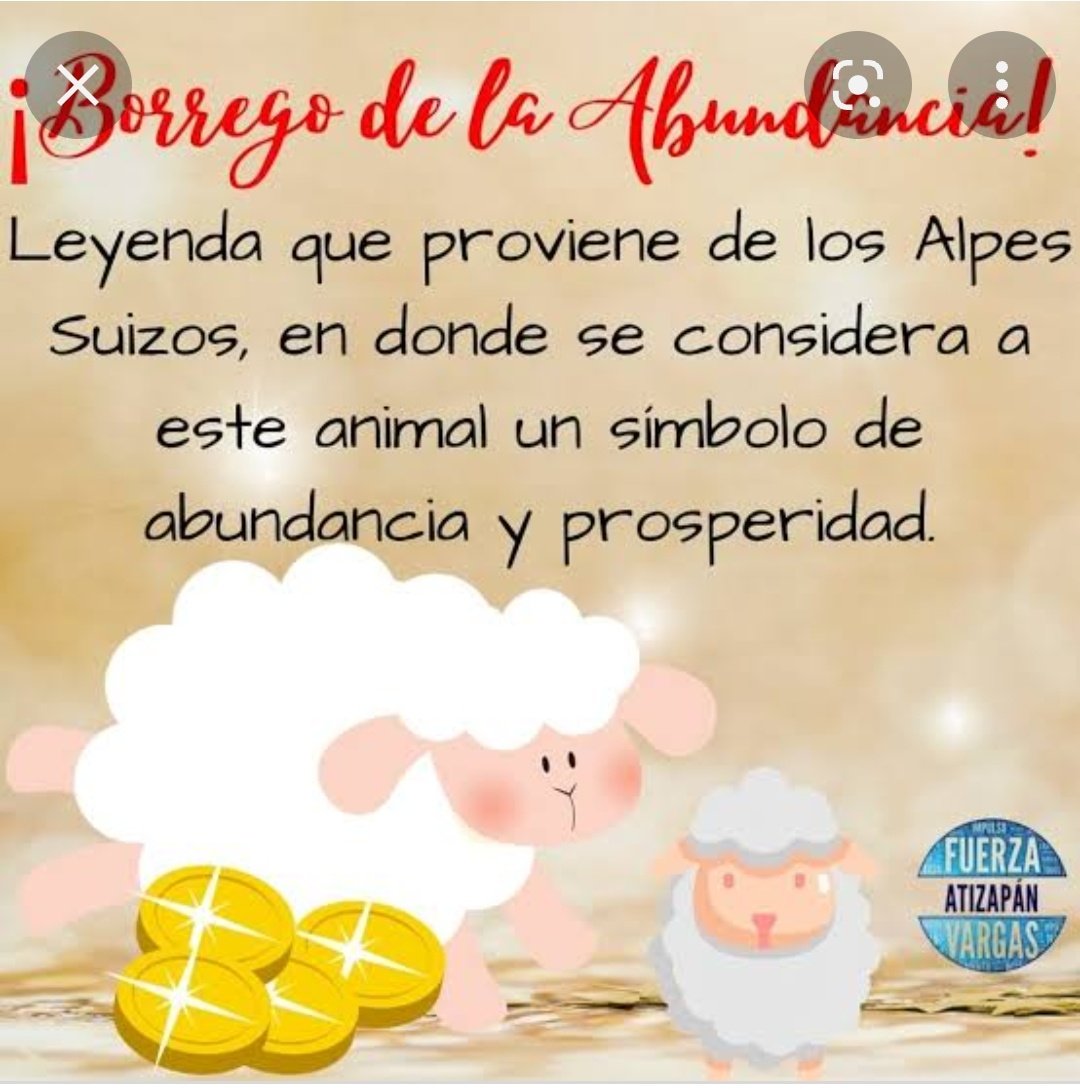 Tendremos borreguitos de la abundancia.
Regala abundancia a tus seres queridos 🤑🤑🤑
Aparta el tuyo con tiempo 😏😏😏