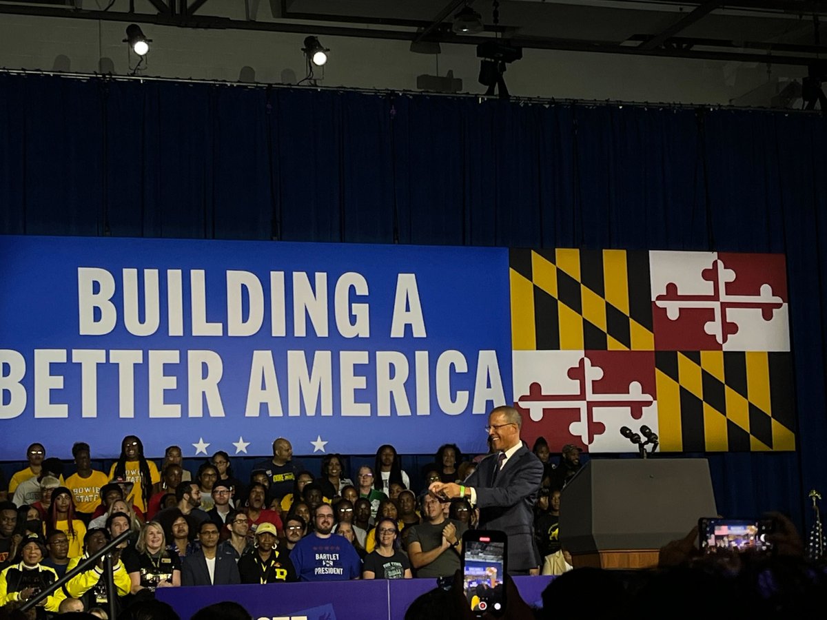 This is our moment. Voters, you have a choice tomorrow about what kind of future we build together Standing side by side with @joebiden, @iamwesmoore, @arunamiller, @brookeelierman and @VanHollenForMD we’re ready to move Maryland and our country forward We’ll #LeaveNoOneBehind