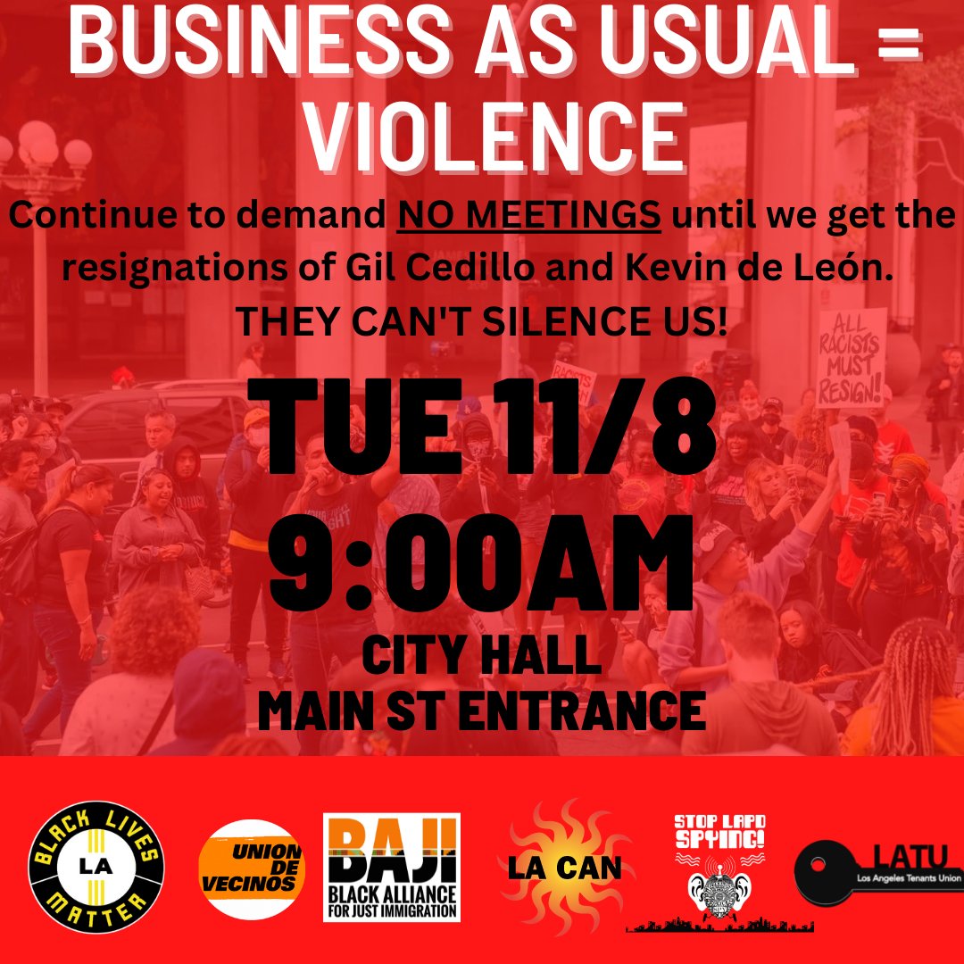 City Council continues to dole out legislative violence, we continue to show up and shut shit down. Roll through tomorrow at 9am!