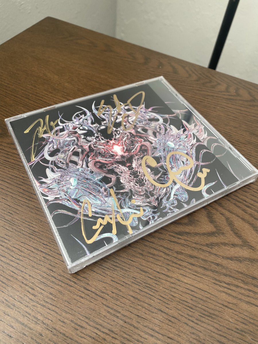 sgjarrett's tweet photo. Thank you for such a killer record and a signed CD 😈 @polyphia @thew6rst https://t.co/DNt18H7dPS