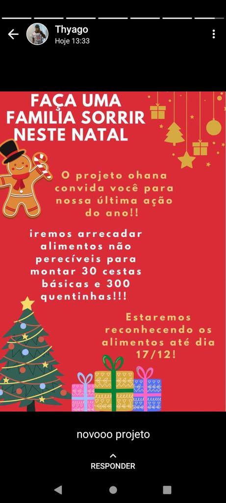 eunlima's tweet photo. Esse foi o último status do @mlqthyago7. O último projeto que ele fazia todo ano... Quem quiser fazer uma homenagem ao nosso menino de ouro, ajude esse projeto acontecer!  Ele era assim, e assim sempre vai ser lembrado ❤️ https://t.co/N7WFRcyHlT