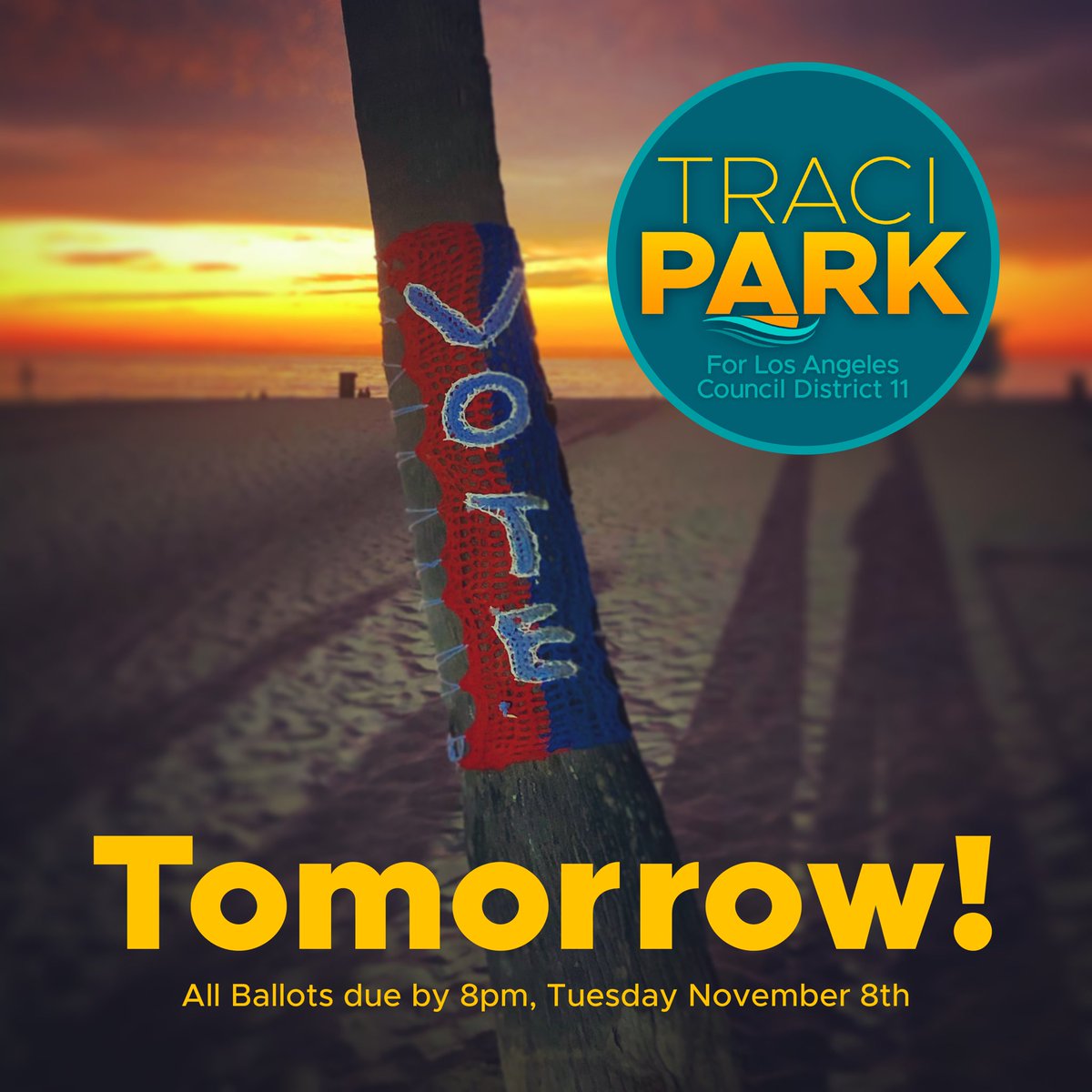 The future of the Westside is in your hands. GO VOTE!