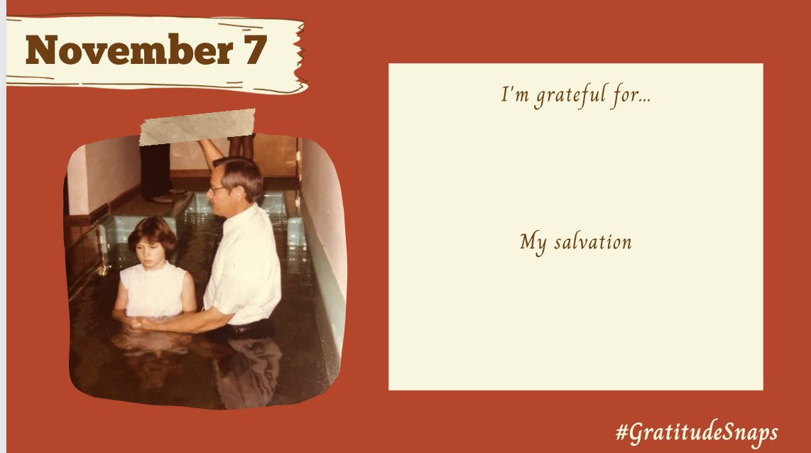 rcmcentyre's tweet photo. A long time ago I accepted Jesus as my Savior.
#GratitudeSnaps @tishrich @TaraMartinEDU https://t.co/SOqzhhWW2c