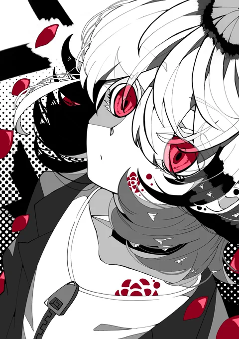 今日のピックアップ!moment_collectionモノクロと差し色で描かれた一枚絵のコレクション。ぜひ刹那的で記憶に残る作品をご覧下さい。 #NFTCommunity 