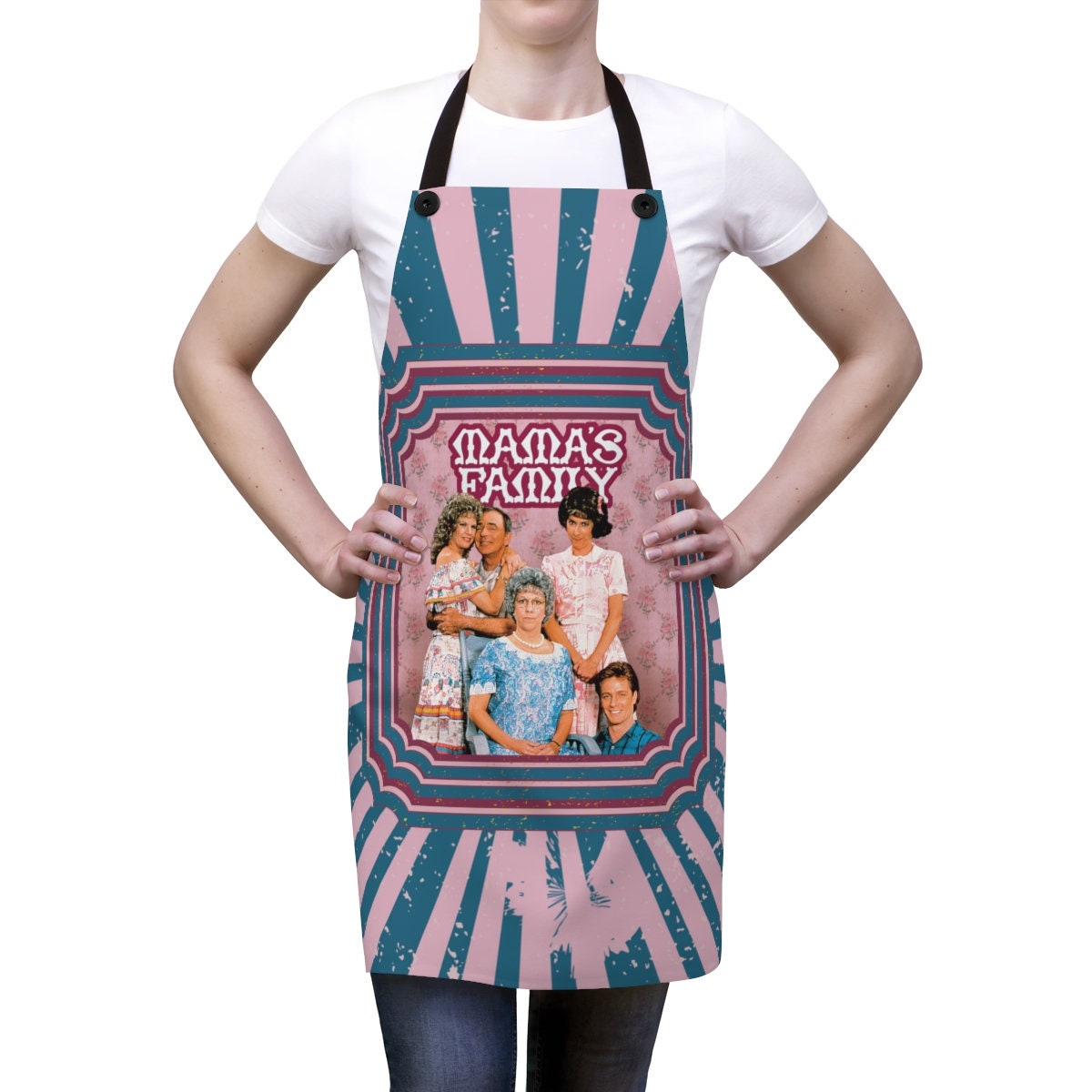 Oracle1313's tweet photo. Excited to share the latest addition to my #etsy shop: Vintage Retro Classic TV Mamas Family Kitchen Cooking Chef Gift For Them Fun Holiday Apron https://t.co/rlVZICOuZ0 #blue #pink #cotton #mamasfamilytvshow #classiccomedytv #retrotvshow #giftforthem #mamasfamilychef https://t.co/YW7oK6gNr0