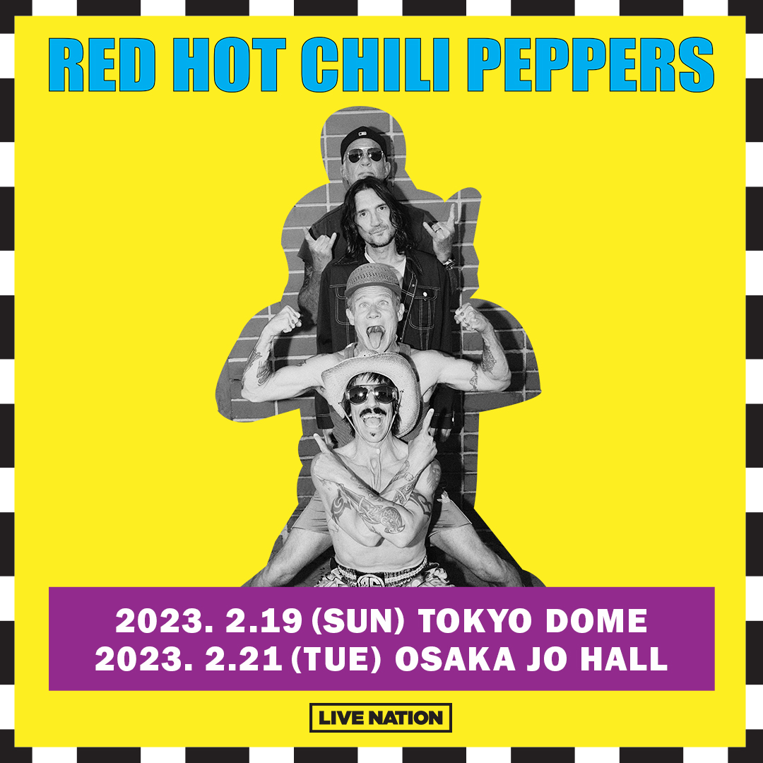 Red Hot Chili Peppers on Twitter "See you soon Japan ️ 2023.2.19 at