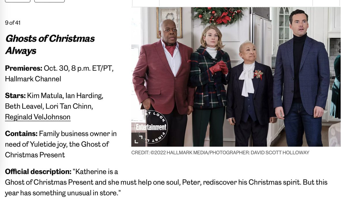 I've never watched a Hallmark movie, tho' I tried to watch the one with Karen Olivo and Aaron Tveit. But now that Beth Leavel is in one I'm going to break my streak of zero. God bless us, every one! <a href="/jamiedumont/">Jamie DuMont</a>