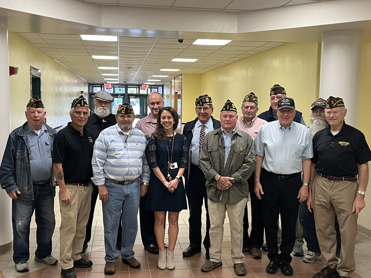 Today Chenery celebrated local Belmont veterans. We thank these men for their service. <a href="/ChenerySchool/">Chenery Middle School</a>