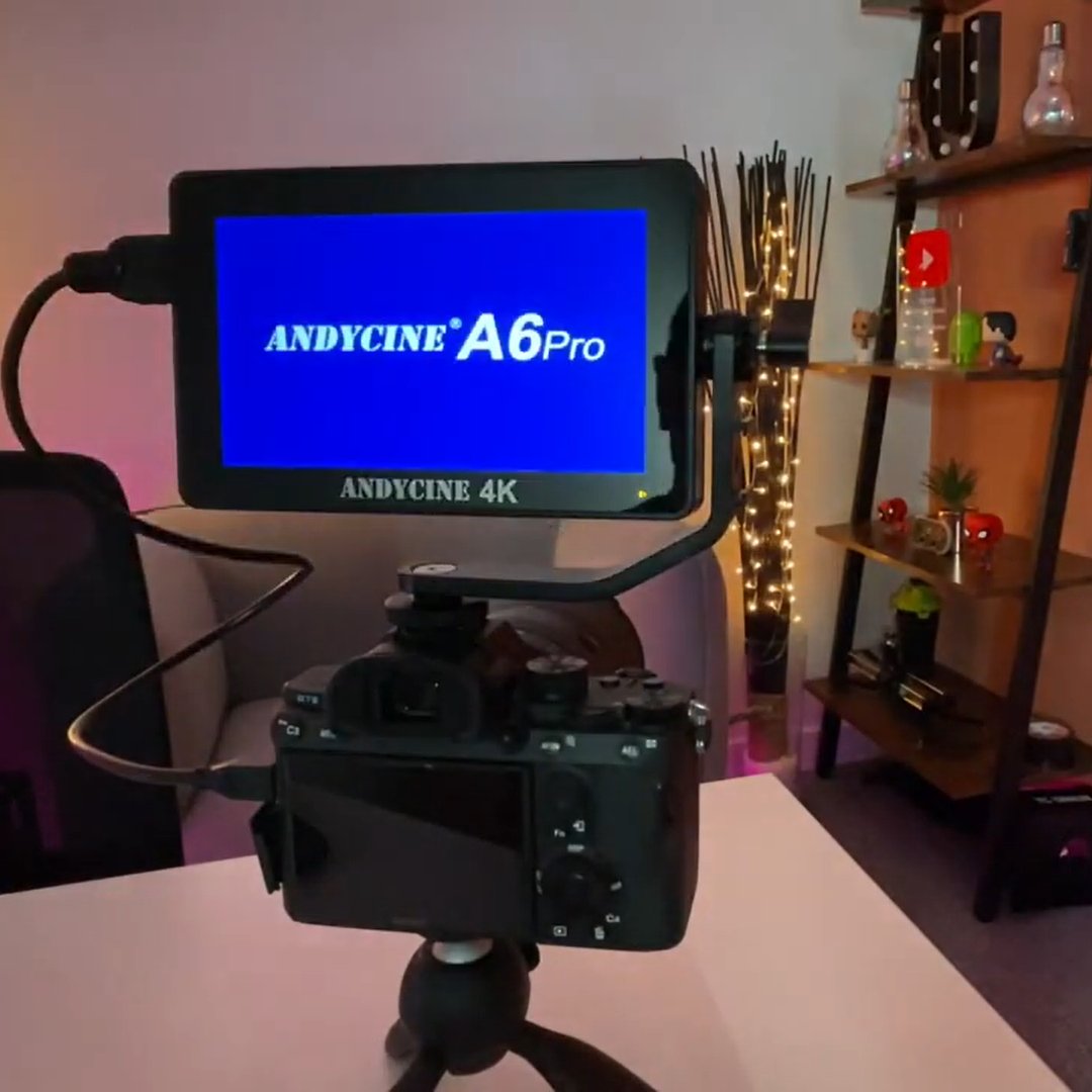 Andycinegear's tweet photo. #AndyCine A6 Pro - 4K 5.5" IPS touchscreen monitor for your DSLR/mirrorless camera. Import your LUT files using USB-C for ultimate preview/color grading monitoring!

 #usbmonitor #cameramonitor #3dlut #cameragear #cinemagear #videomaker #touchscreen #sonyalpha  #dırector https://t.co/BtSlyQ6JXt