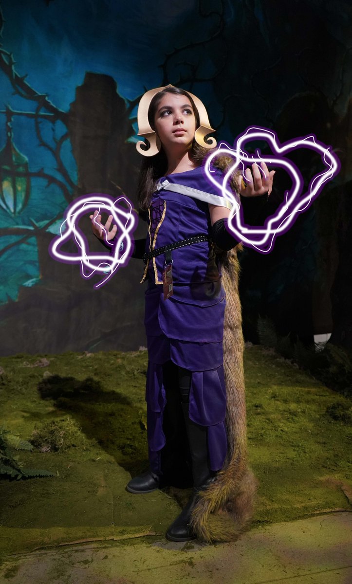 This cosplay was inspired by Liliana of the Veil done by @MFackova. It took many long nights to make, but she was beyond thrilled to sport a look after her favorite card! Your artwork for this is beautiful @MFackova! Hopefully we did it justice. #magic30