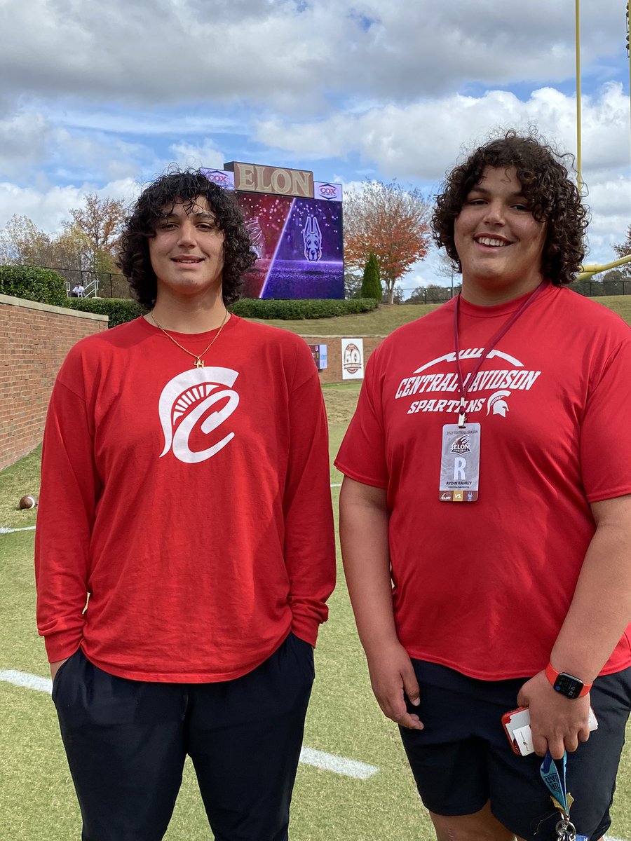 Had a great time this past Saturday at <a href="/ElonFootball/">Elon Football</a>!! Thank you for a great game and a great time!! <a href="/TonyTrisciani/">Tony Trisciani</a> <a href="/CoachAndyMarino/">Andy Marino</a> <a href="/worbin/">Coach Will Orbin</a> <a href="/BaranikDan/">Dan Baranik</a> <a href="/CappsHal/">Hal Capps</a>