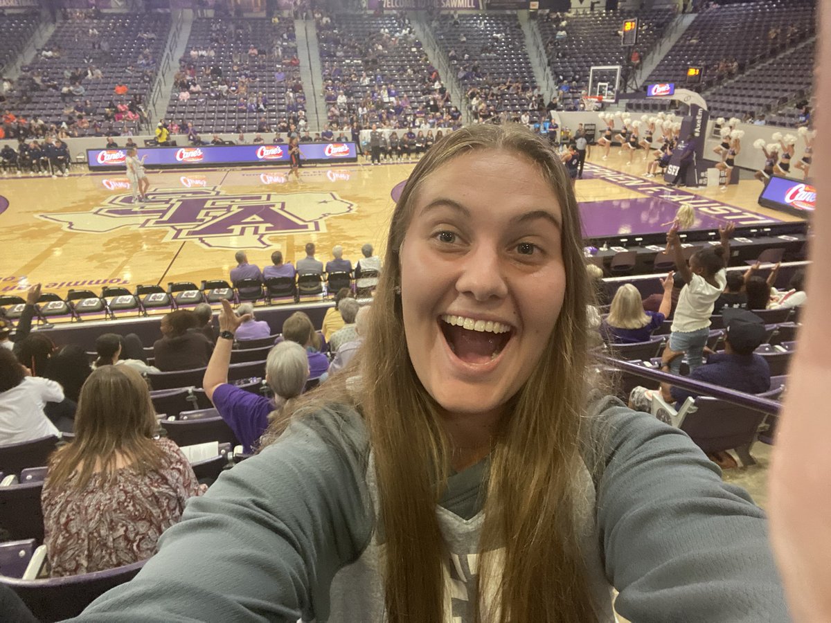 BeyerCarlene's tweet photo. Watched @SFAWBB kick axe in their home opener! @SFA_Bowling @AxeSfa  #AxeEm #theaXegames https://t.co/tgjYar7F2s