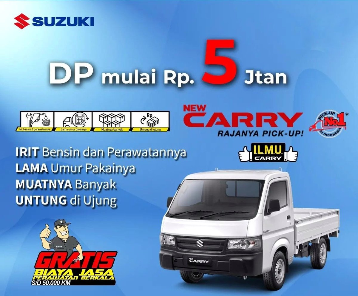 suzukiBSD's tweet photo. Cocok untuk usaha di negara tercinta segera kontak ☎️081384616918
#WakandaForeverID https://t.co/jIBkgKx14K