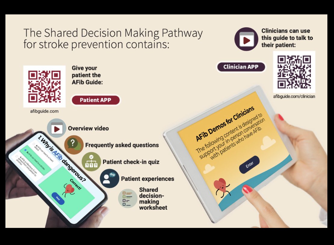 Elaine Wan (@elainewanmd) on Twitter photo #Epeeps #cardiotwitter Pass it on to your patients (English & Spanish) <a href="/AHAScience/">AHA Science</a> SFRN shared decision making tool for systemic AC for AF from ENHANCE-AF <a href="/Wanginnovate/">Paul J Wang, MD</a> (afibguide.com) #Epeeps #cardiotwitter Pass it on to your patients (English & Spanish) <a href="/AHAScience/">AHA Science</a> SFRN shared decision making tool for systemic AC for AF from ENHANCE-AF <a href="/Wanginnovate/">Paul J Wang, MD</a> (afibguide.com)