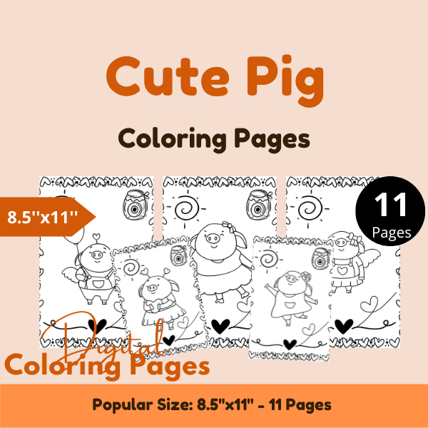 bfyeducation's tweet photo. Cute Pig*Coloring Pages For Kids 8.5x11 11 pages
#digitalbfy #kdpinteriors #kdpcovers #kdpcoloringpages #kdptemplates #canvatemplates #cutedog #cutecat #lions #pigs #rabbit https://t.co/9z4lWnU2tX