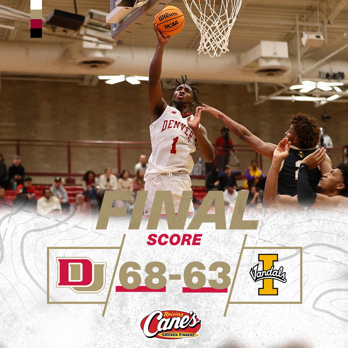 DU_MensHoops's tweet photo. 𝙂𝙊𝙏 𝙄𝙏 𝘿𝙊𝙉𝙀

- Smith ties a career high with 23 pts 

- Tainamo with 9 pts and 10 rebs

- Pios allow fewest points in season-opening win since 2018

#GoPios https://t.co/g5KHybAbJc