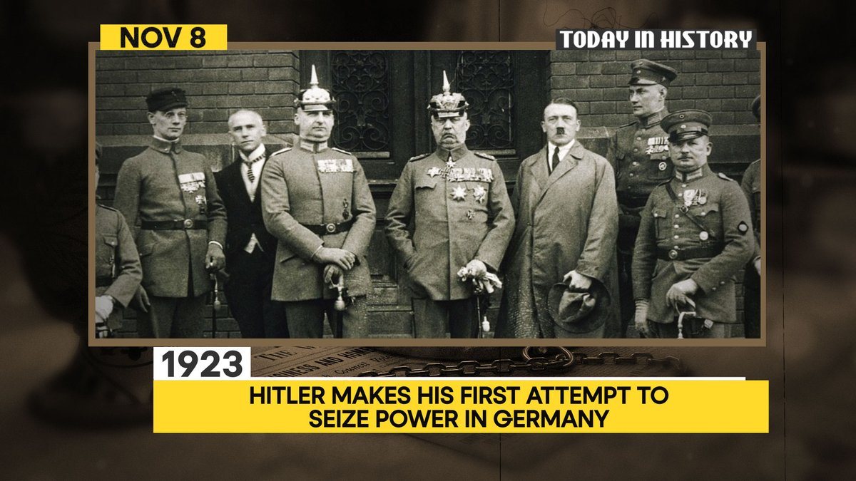 WION on Twitter "TodayInHistory 1923 Hitler makes his first