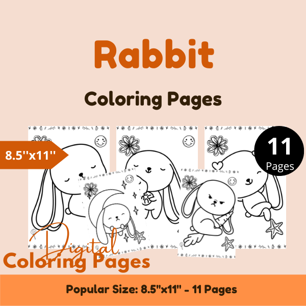 bfyeducation's tweet photo. Rabbit*Coloring Pages For Kids 8.5x11 11 pages
#digitalbfy #kdpinteriors #kdpcovers #kdpcoloringpages #kdptemplates #canvatemplates #cutedog #cutecat #lions #pigs #rabbit https://t.co/UIMkyj56Kk
