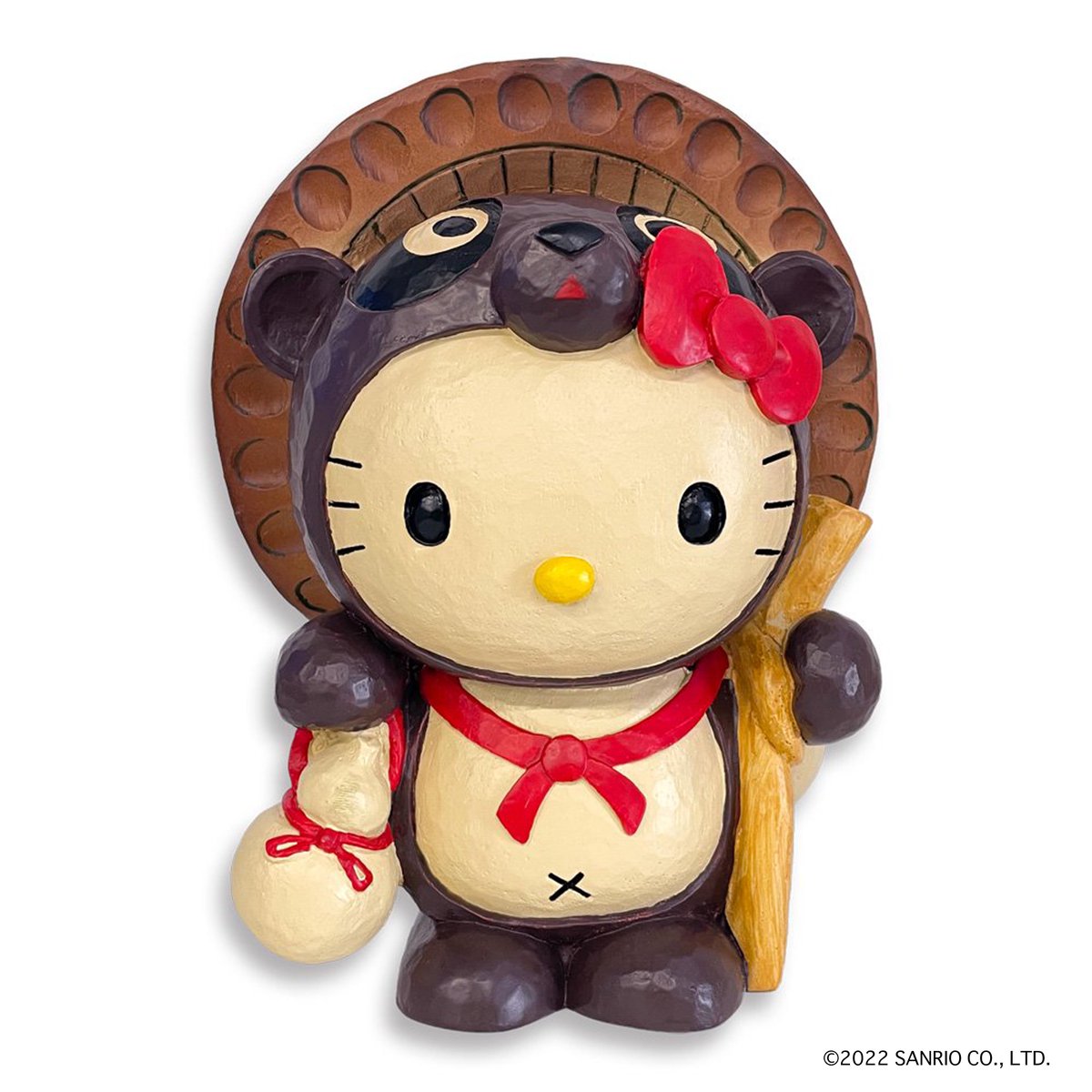 ハローキティ 信楽焼 たぬき 置物 SANRIO 【公式通販】