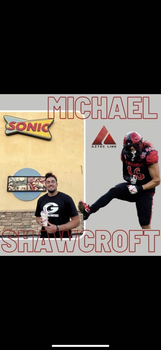 Shawcroft_M's tweet photo. Nothing better than heading to Sonic after a big game! @sonicdrivein @AztecLink_NIL https://t.co/rBMpBIXGp1