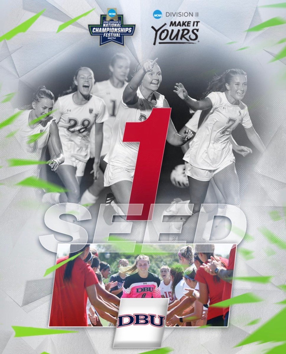DBUWomensSoccer's tweet photo. DBU earned the #1 seed in the South Central Regional &amp; will play Sunday at 1 p.m. at Patriot Soccer Field! 
https://t.co/bAMPTfHpJm https://t.co/TaEnmWvfRj