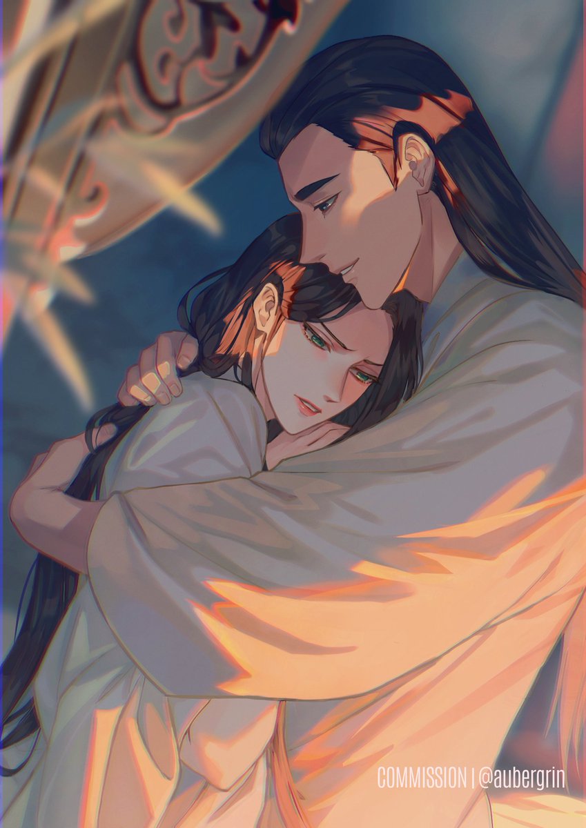 Yue Qingyuan and Shen Qingqiu
A commission piece i draw for @.bcc86 
#qijiu #yueqingyuan #shenjiu #svsss
