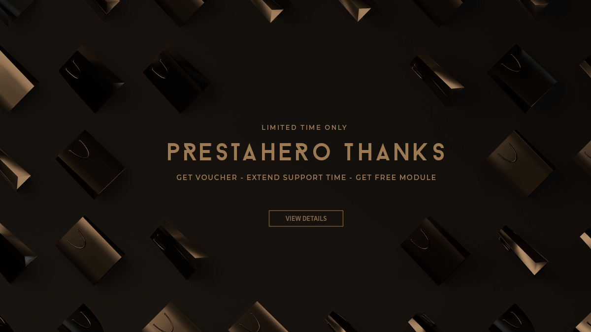 prestahero's tweet image. 😉Hey, there’s something HOT🔥on our blog post this week!

Let&apos;s participate in our customer gratitude program on the PrestaHero website from November 11th to November 30th, 2022⏰

Don’t miss this great deal!

👉Read more: bit.ly/3WBsQZ7
#prestashop #prestashopmodules